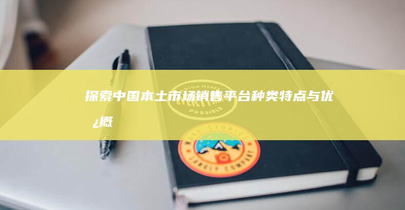 探索中国本土市场销售平台：种类、特点与优势概览